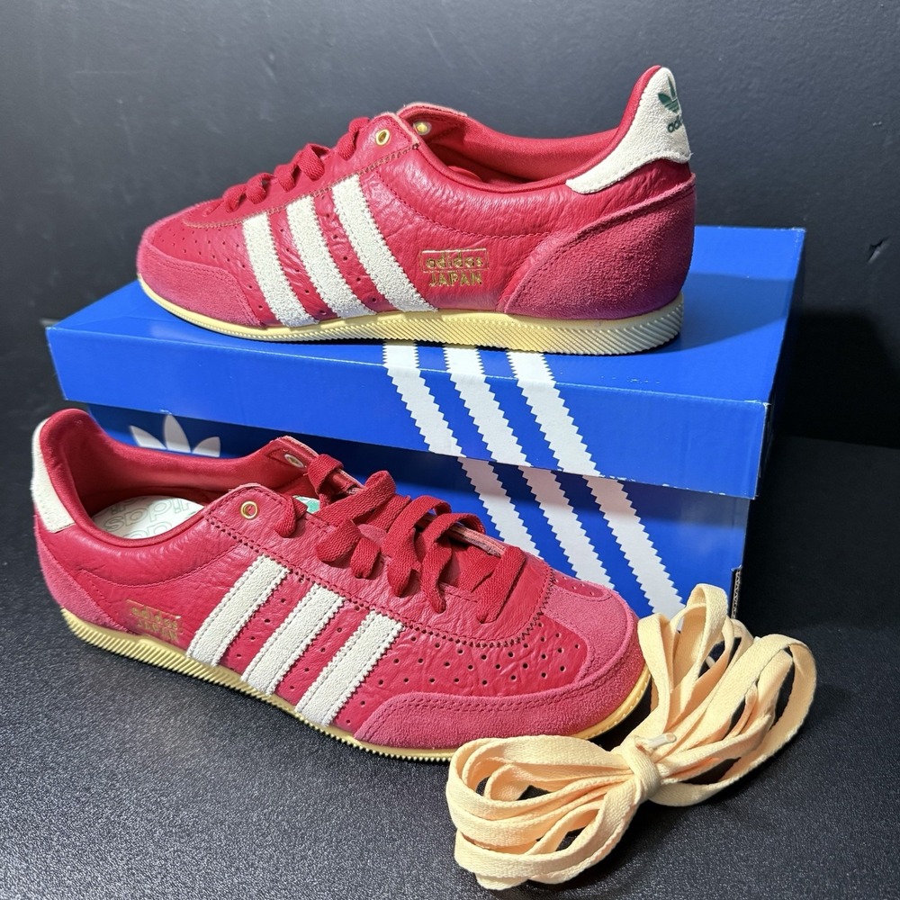 adidas Originals Japan W Women's Size 7.5 Better Scarlet Off White Red IG4507‎ - Picture 4 of 14
